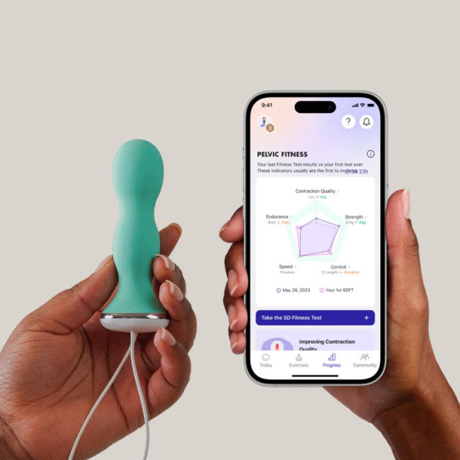 Perifit App Controlled Pelvic Floor Trainer Lime green