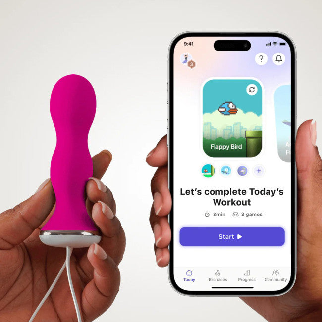 Perifit App Controlled Pelvic Floor Trainer Pink