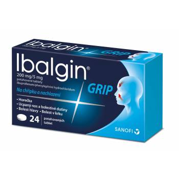 Ibalgin GRIP FLU 200 mg / 5 mg 24 tablets