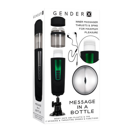 Gender X Message in a Bottle Black