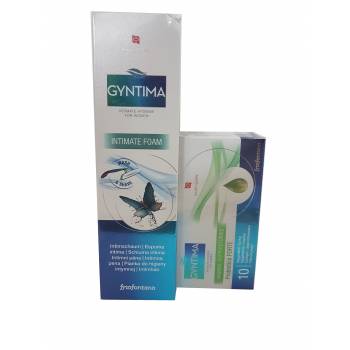 Gyntima suppositories Forte 10 pcs + washing foam 150 ml