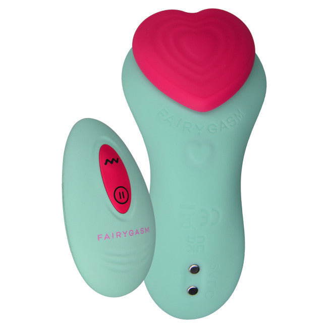 FairyGasm HeartGem Green