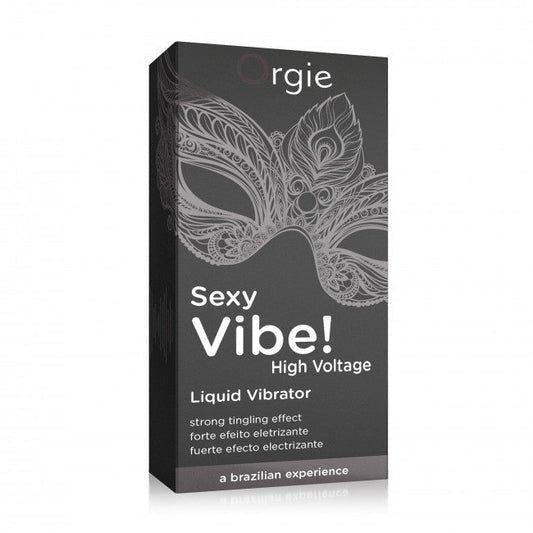 Orgie Sexy Vibe! Liquid Vibrator High Voltage 15ml