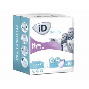 iD Pants Fit & Feel Large Normal diaper slip-on 10 pcs