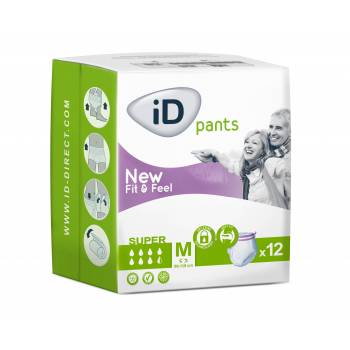 iD Pants Fit & Feel Medium Slip-on panties 12 pcs