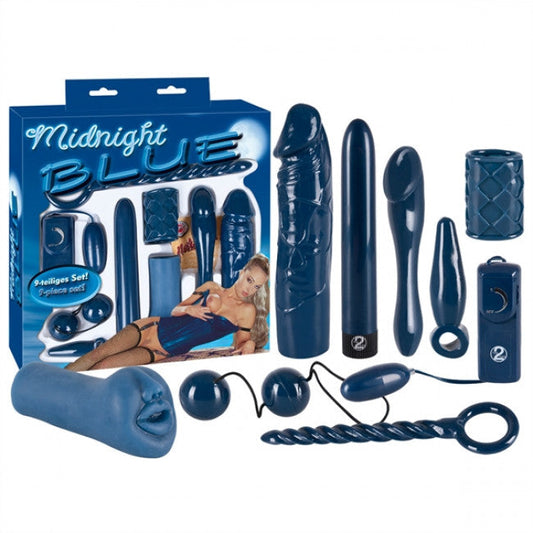 Orion Midnight Blue Erotic Set 9 pcs