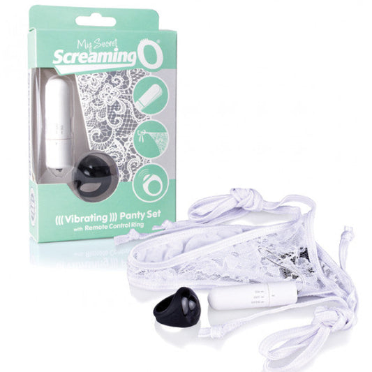 The Screaming O Remote Control Panty Vibe Set White