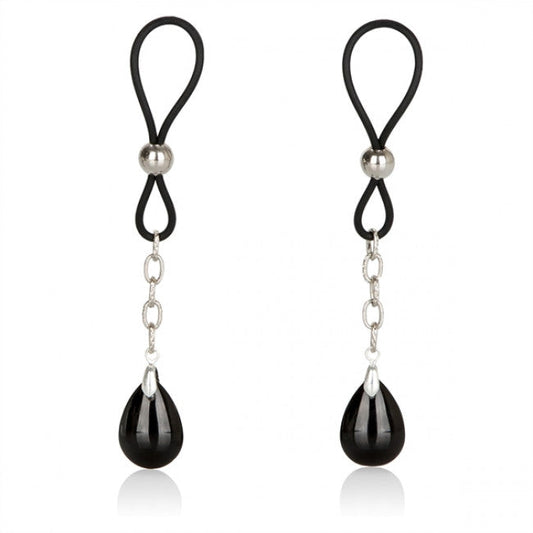 CalExotics Nonpiercing Nipple Jewelry Onyx