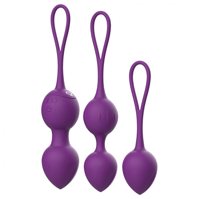 Rewolution Rewobeads Vibrating Balls Remote Control with Watchme Technology Purple