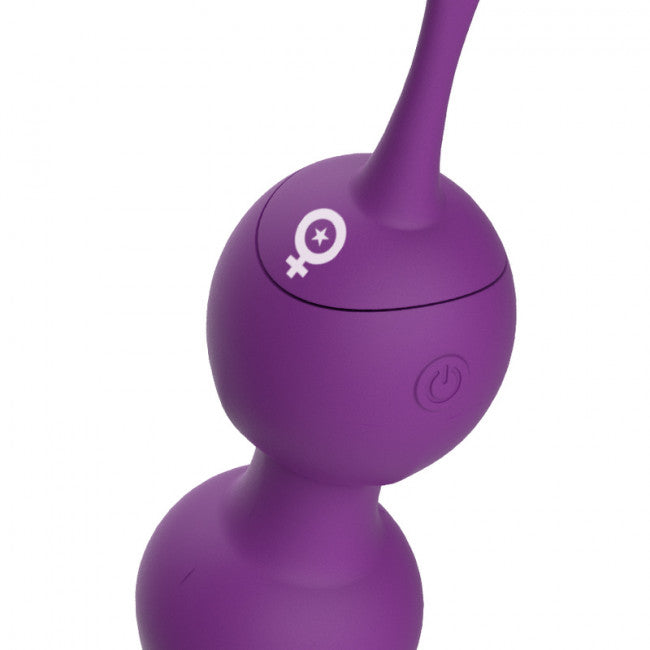 Rewolution Rewobeads Vibrating Balls Remote Control with Watchme Technology Purple