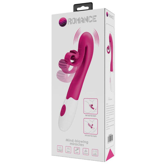 Romance Vibrator & Snail Clitoris Stimulator Pink