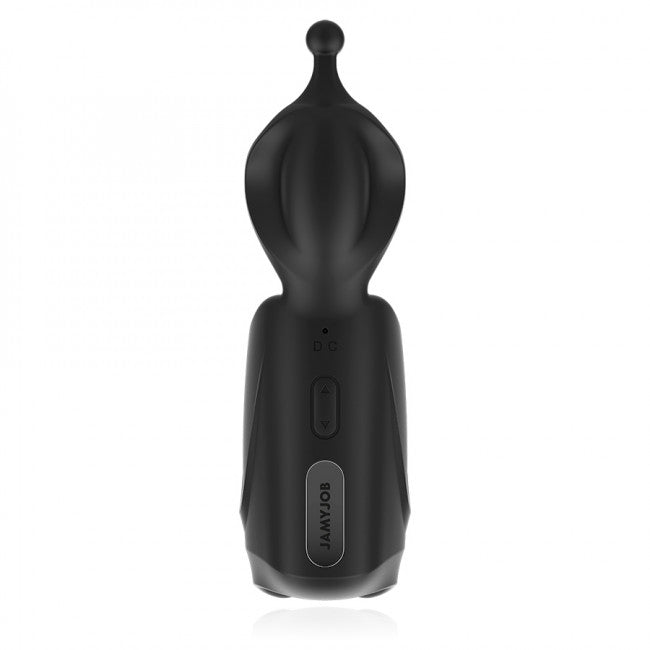Jamyjob Rechargeable Head Stroker Masturbator Black