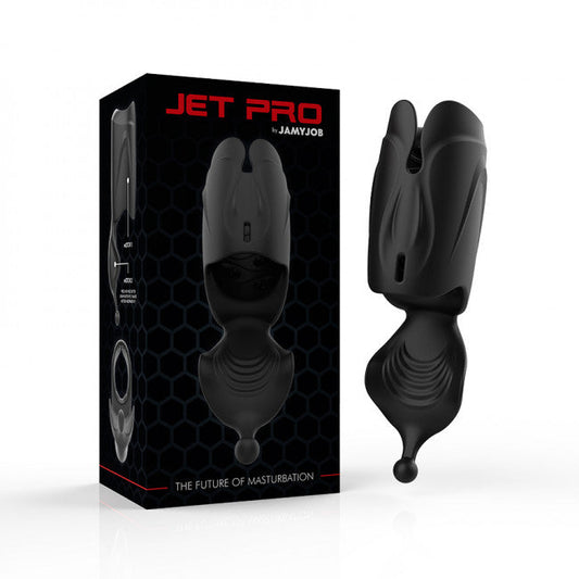 Jamyjob Rechargeable Head Stroker Masturbator Black