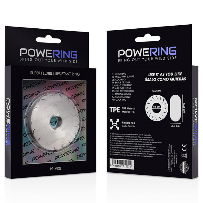 PowerRing Super Flexible Resistant Ring 5cm PR08 Clear