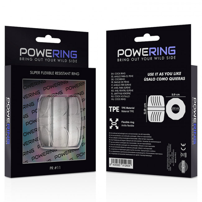 PowerRing Super Flexible Resistant Ring 5cm PR11 Clear