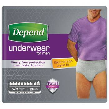 Depend Maximum for Men S / M Stretch Pants 10 pcs