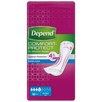 Depend Extra incontinence pads 10 pcs