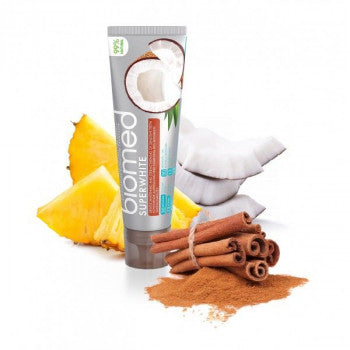 BIOMED Superwhite with coconut oil whitening toothpaste for sensitive teeth 100 g