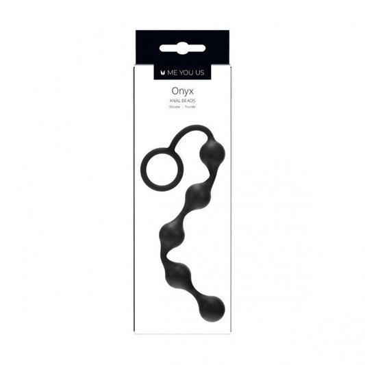 Kinx Me You Us Onyx Silicone Anal Beads