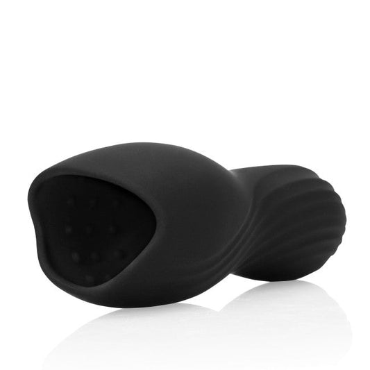 Loveline Vibrating Masturbator Sleeve Licorice Black