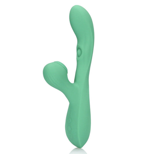 Loveline Pulse Wave & Tongue Flickering Rabbit Vibrator Blue Grass