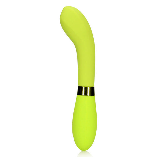 Loveline Silicone G-Spot Vibrator Lime Passion