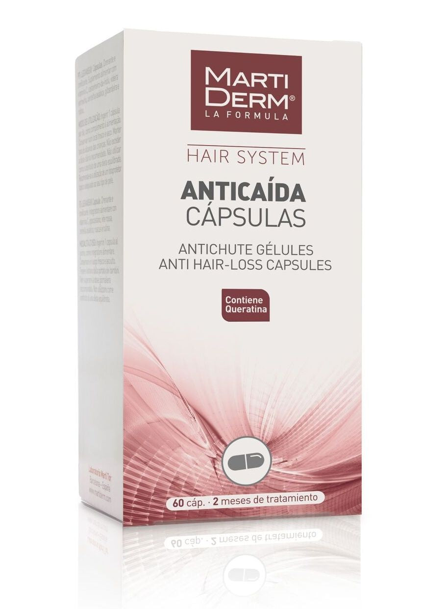 MARTIDERM Hair System Anti-Hair Loss Capsule to Support Hair Growth 60 Pcs