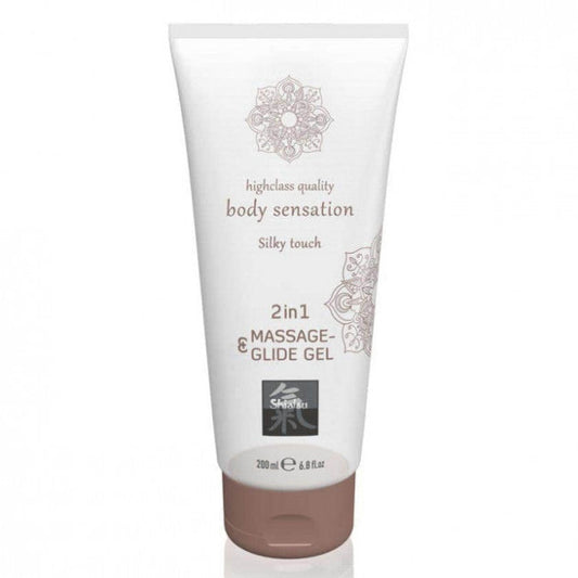 Shiatsu Massage & Glide Gel 2in1 Silky Touch 200ml