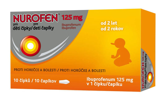 Nurofen For Kids 125 mg 10 suppositories