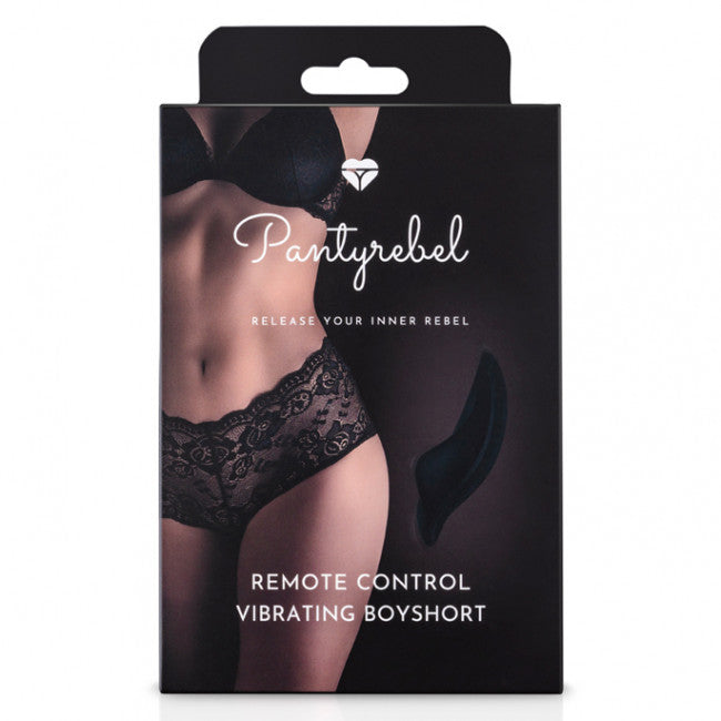 Pantyrebel Boyshort Vibrator Black