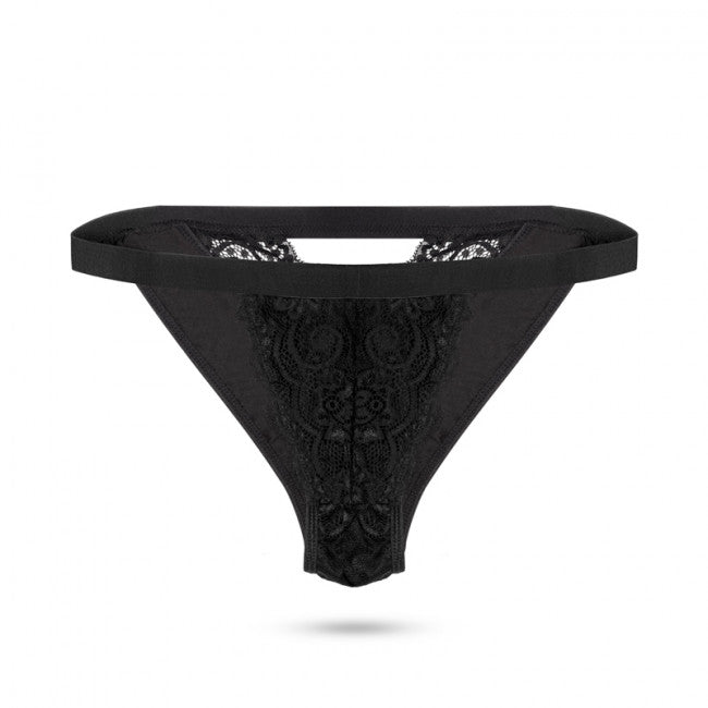 Pantyrebel Tanga Vibrator Black