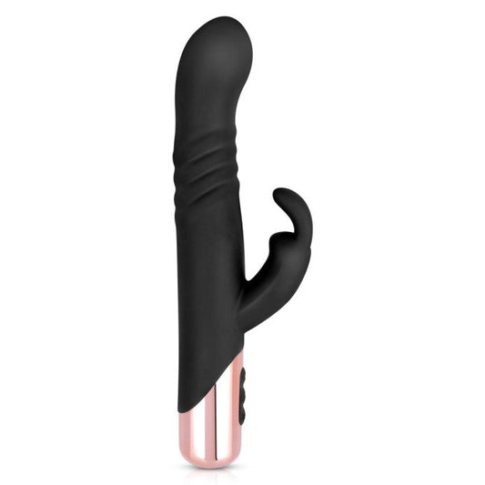 Rosy Gold Rabbit Thrusting Vibrator