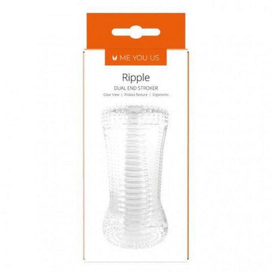 Me You Us Ripple Dual End Stroker Male Masturbator