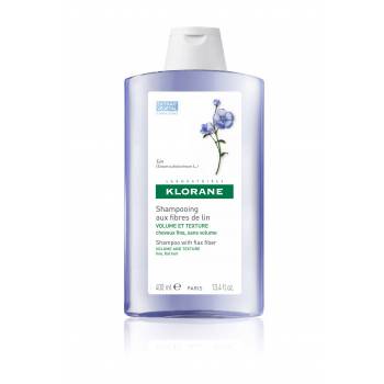KLORANE 400 ml fine hair shampoo with linen fibers