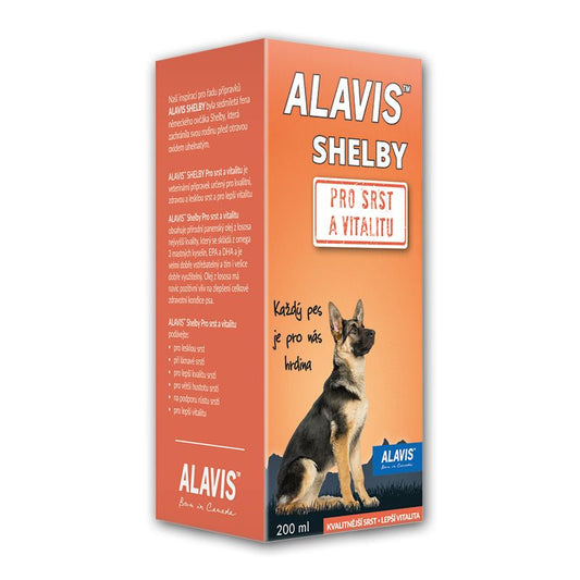 Alavis Shelby for dog's hair and vitality 200 ml
