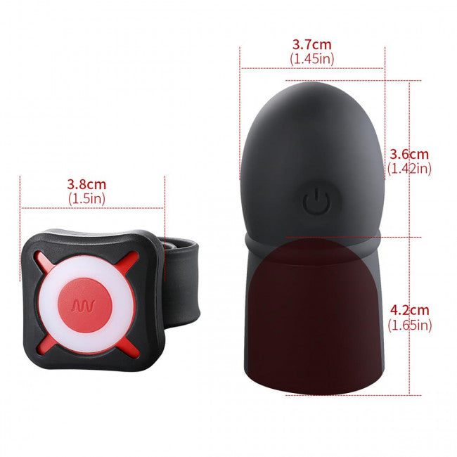 Otouch Super Striker Penis Sleeve with Vibrations Black