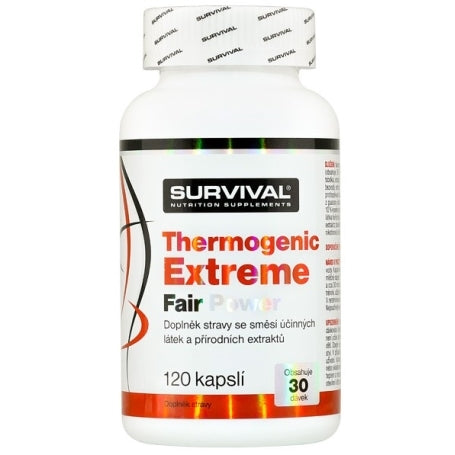 SURVIVAL THERMOGENIC EXTREME FAIR POWER 120 CAPSULES