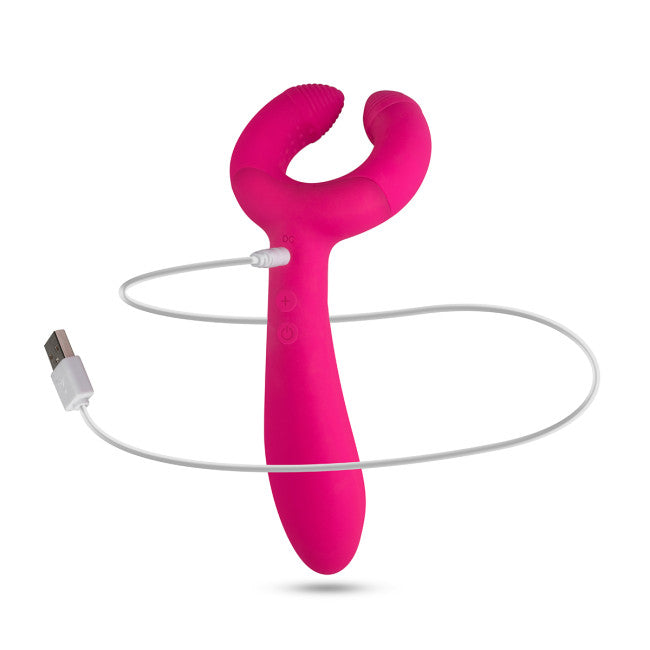 Teazers Pair Vibrator Pink