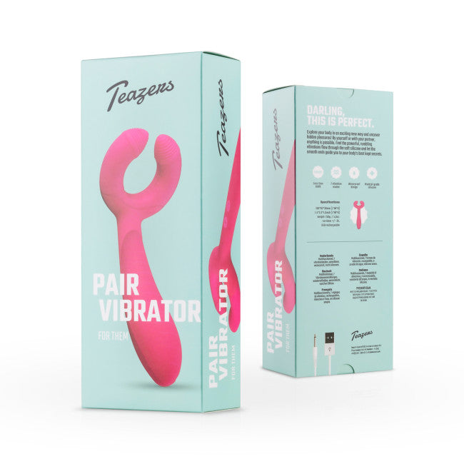 Teazers Pair Vibrator Pink