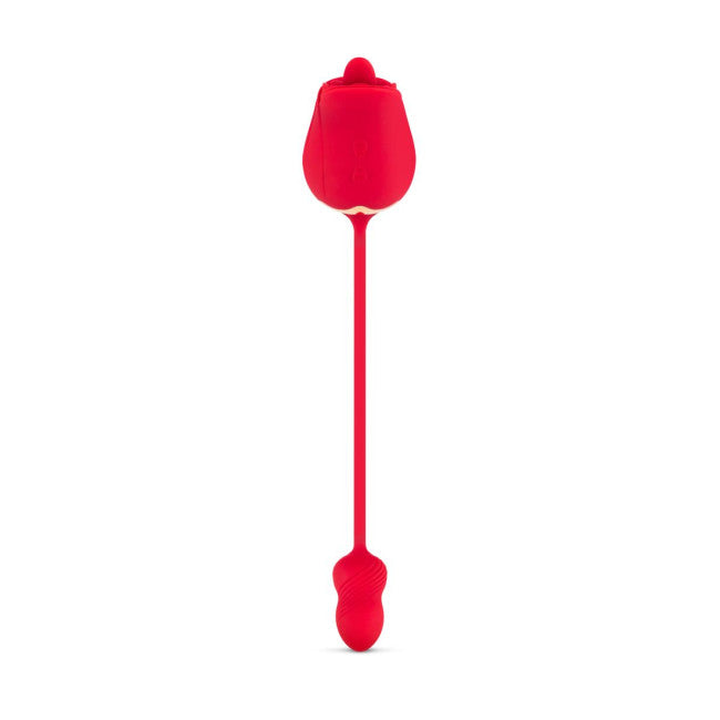 Teazers Rose Vibrator & Clitoris Stimulator Red