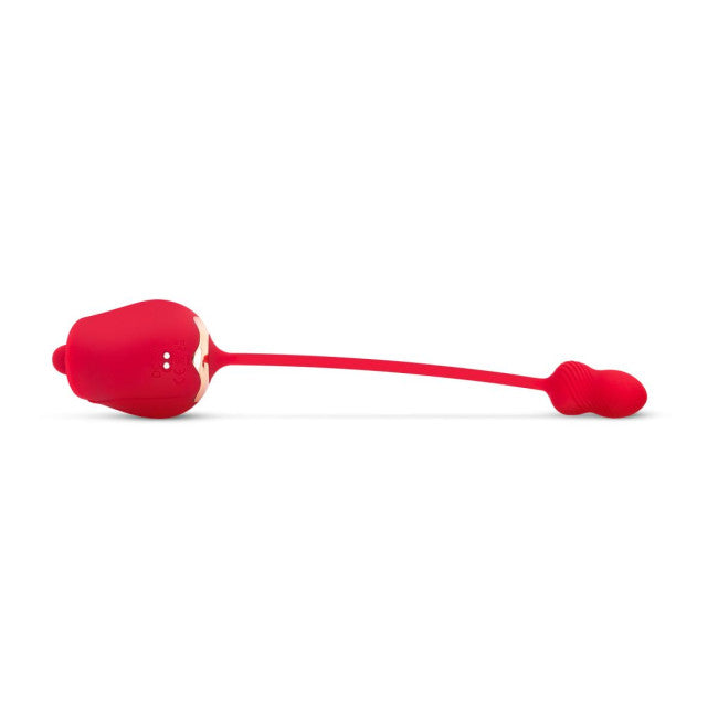 Teazers Rose Vibrator & Clitoris Stimulator Red