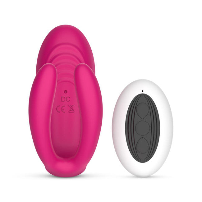 Teazers Couple Vibrator with Remote Pink