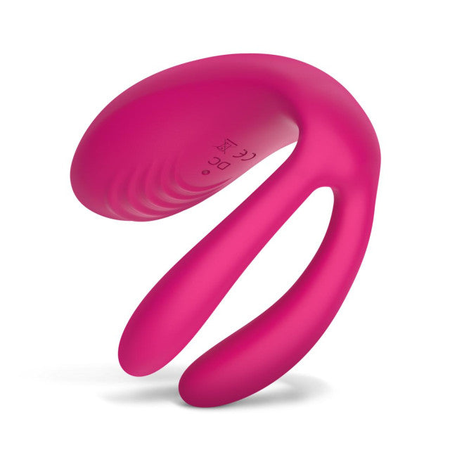 Teazers Couple Vibrator with Remote Pink