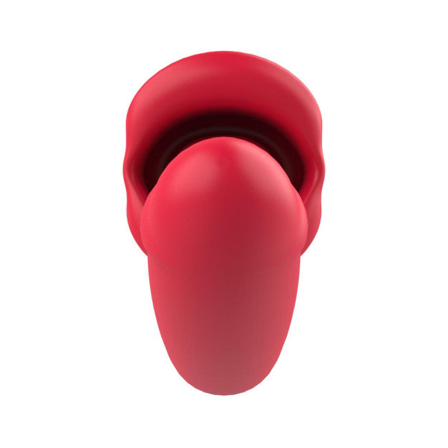 Teazers Dildo with Clitoris Stimulator Red