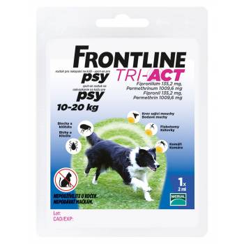 Frontline Tri-Act dogs 10-20 kg spot-on 1 pipette