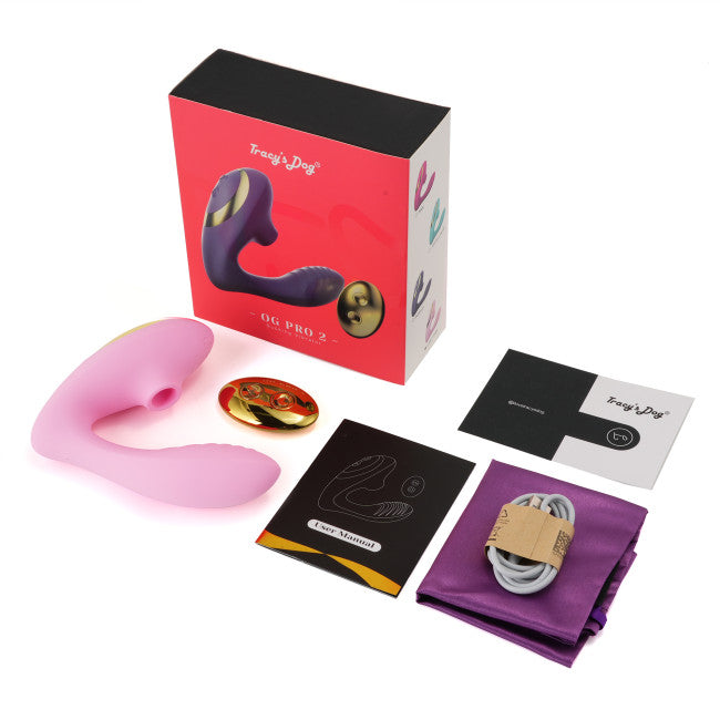Tracy's Dog OG 2 Clitoral Sucking Vibrator Light Pink