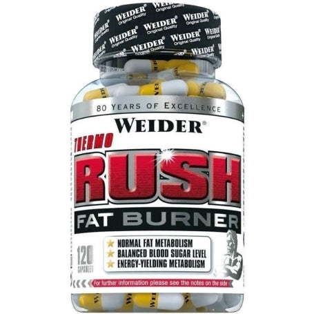 WEIDER THERMO RUSH FAT BURNER 120 CAPSULES