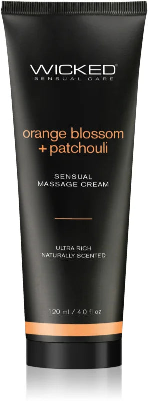 Wicked Orange Blossom + Patchouli Sensual massage cream 120 ml