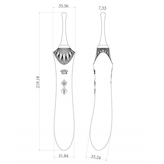 Zalo Bess Vibrator Velvet Purple
