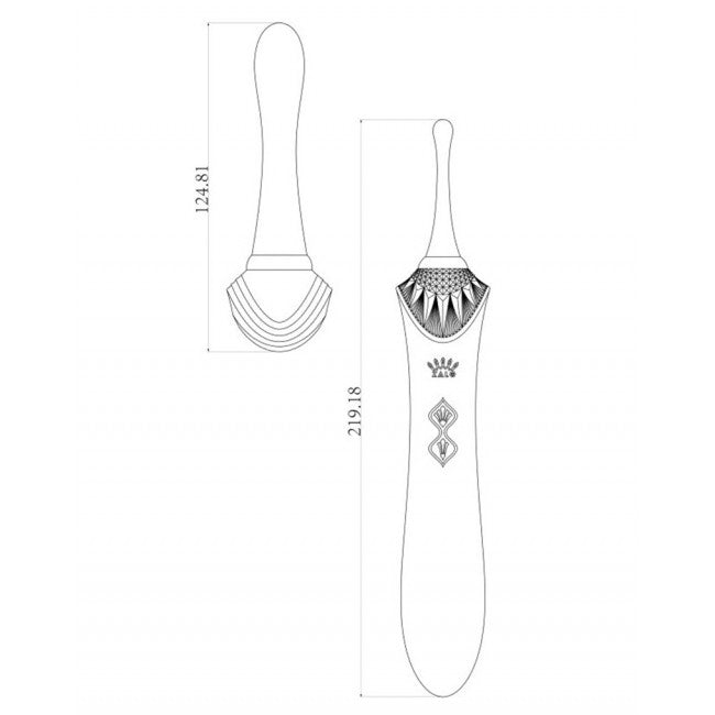Zalo Bess Vibrator Velvet Purple